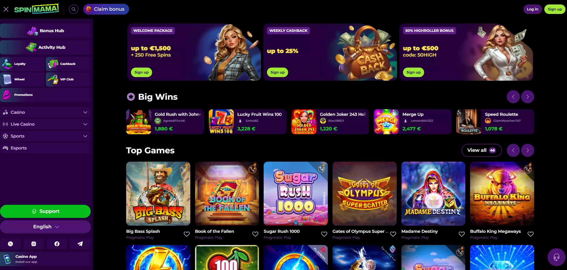 Spinmama casino
