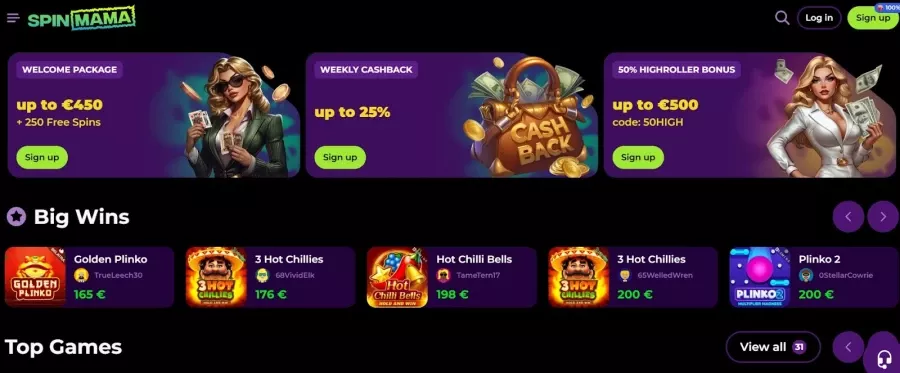 Spinmama casino