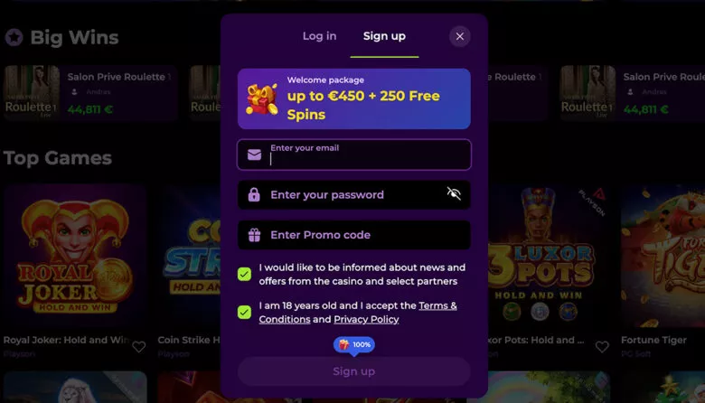 Spinmama bonus bez vkladu