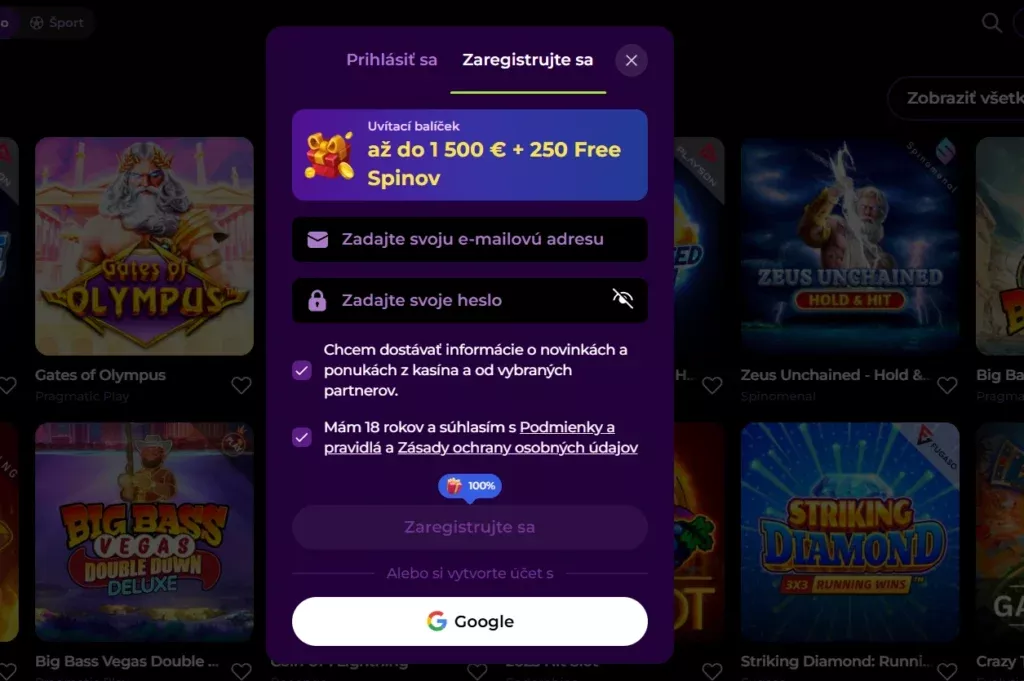 Spinmama bonus bez vkladu