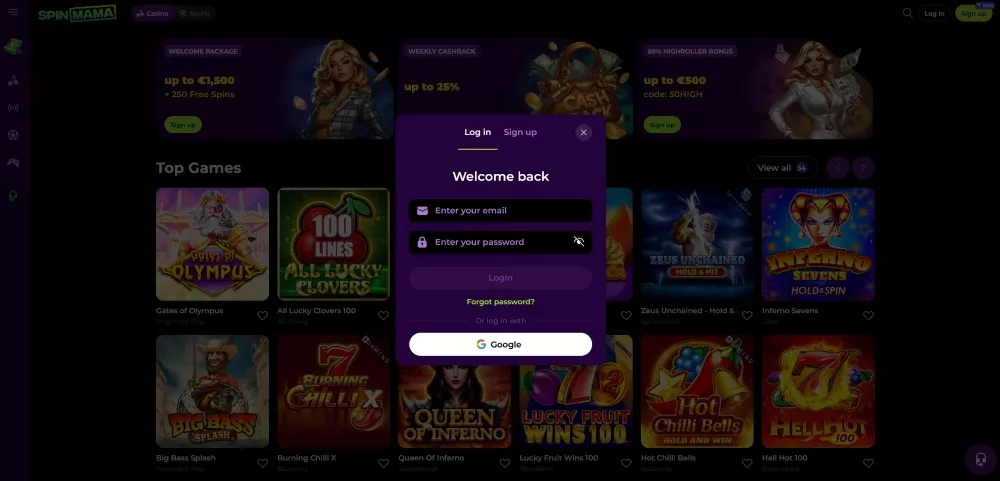 Spinmama казино